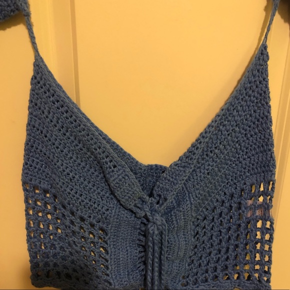 12th Tribe Crochet off shoulder top - Picture 4 of 8